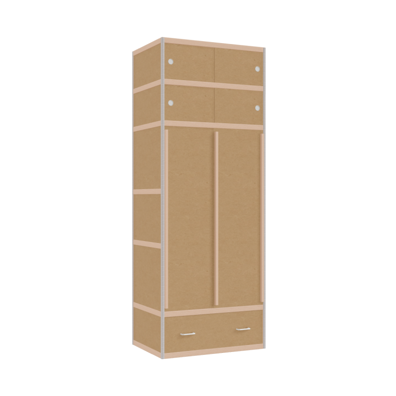 Wardrobe (240x90x62 cm)