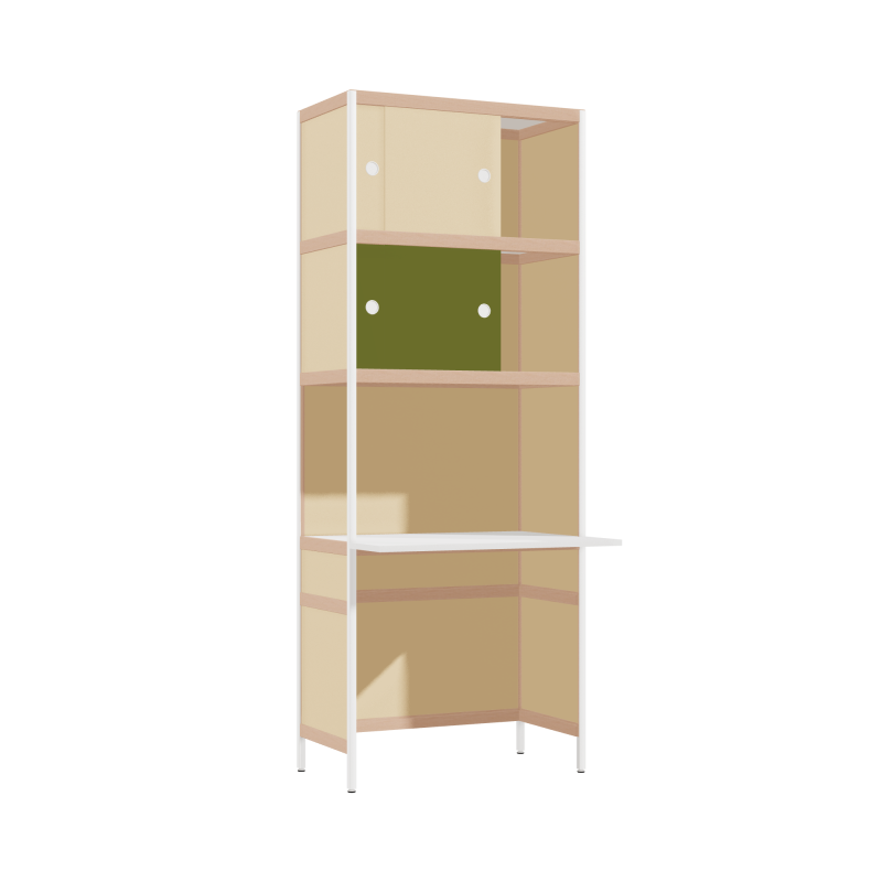 Bureau débordant (206.5x80x63.6 cm)