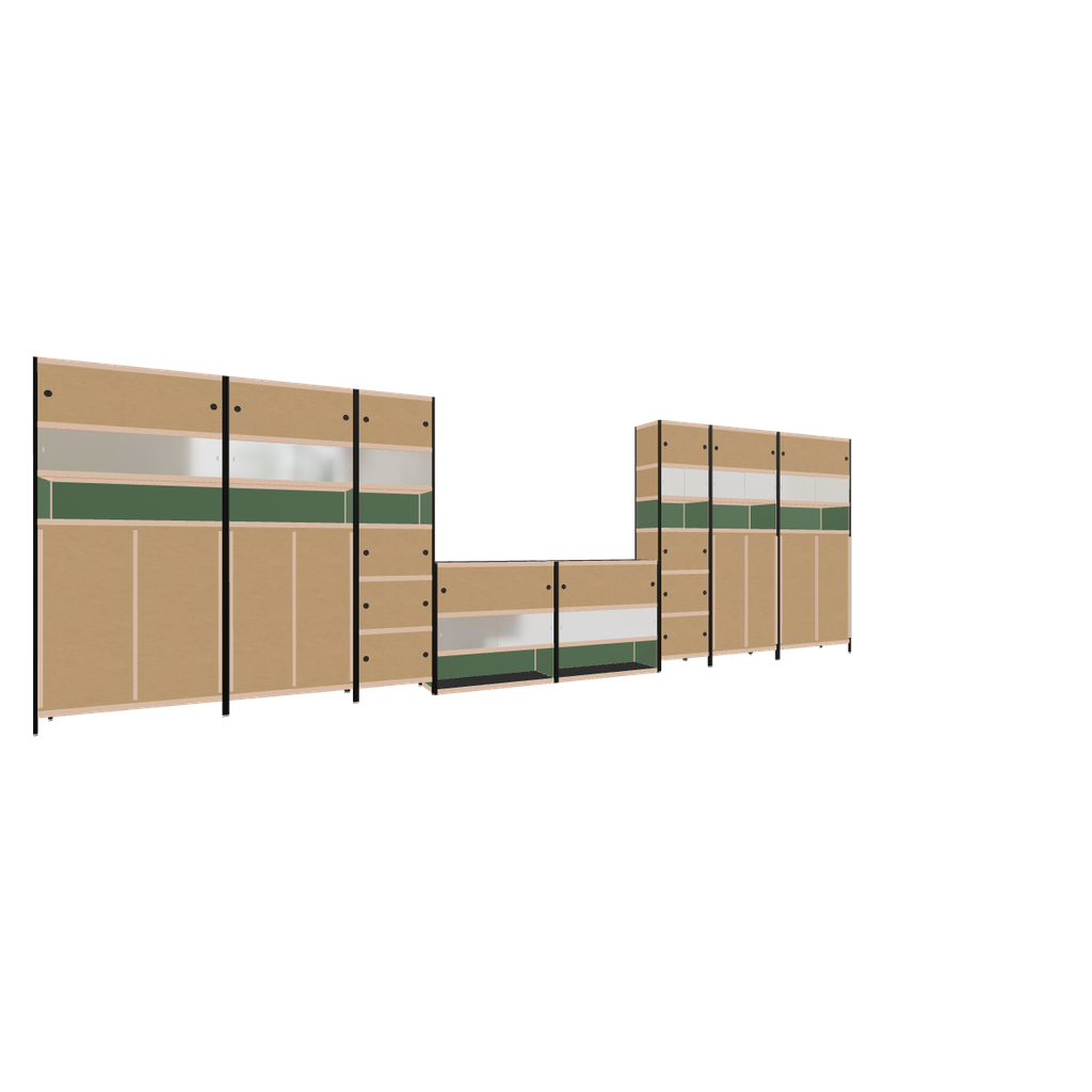 Furniture (241x744x42 cm)