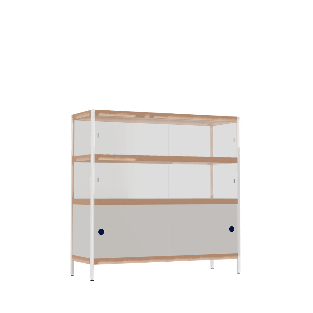 Display cabinet (118x120x42 cm)