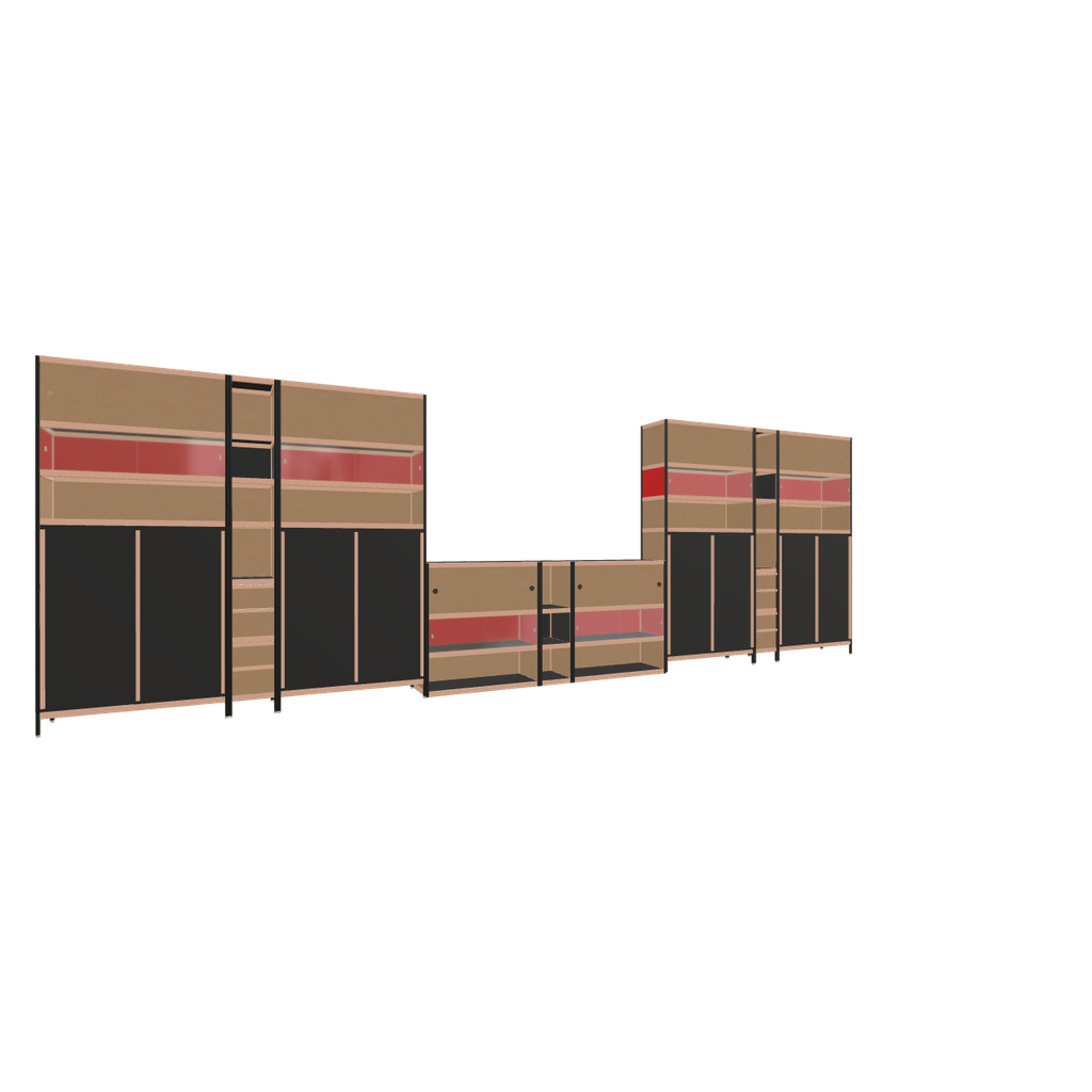 Furniture (241x736x42 cm)