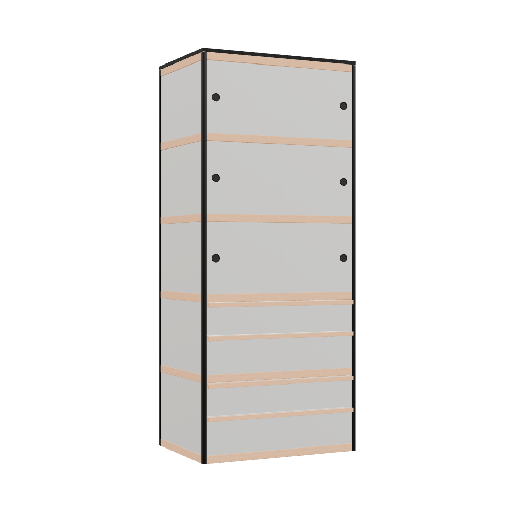 Armoire (210.8x90x62 cm)