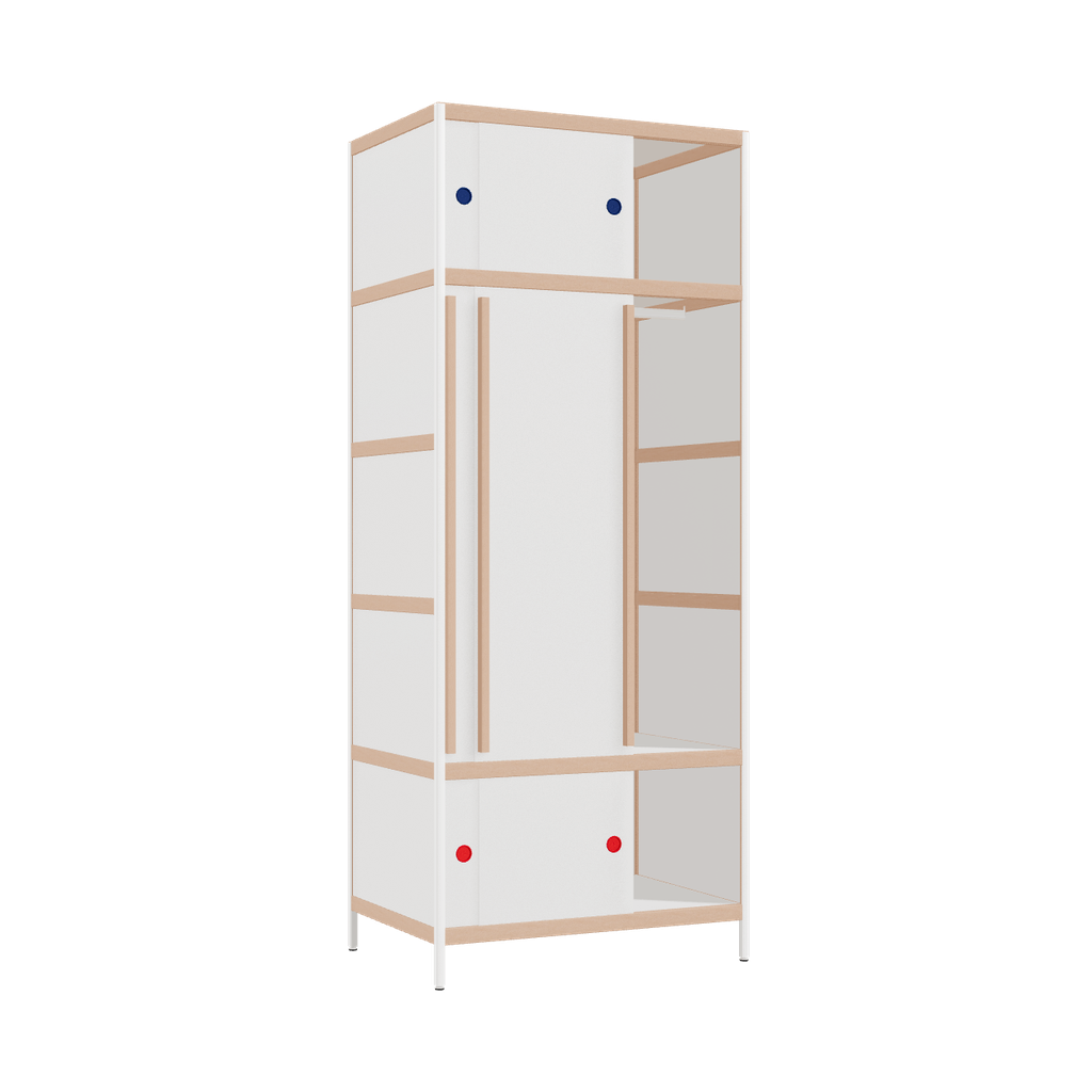 Kleerkast (220x90x62 cm)