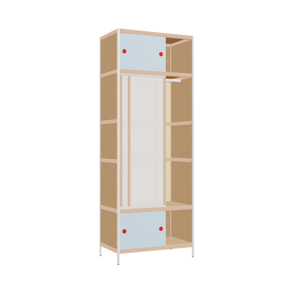 Kleerkast (240x90x52 cm)