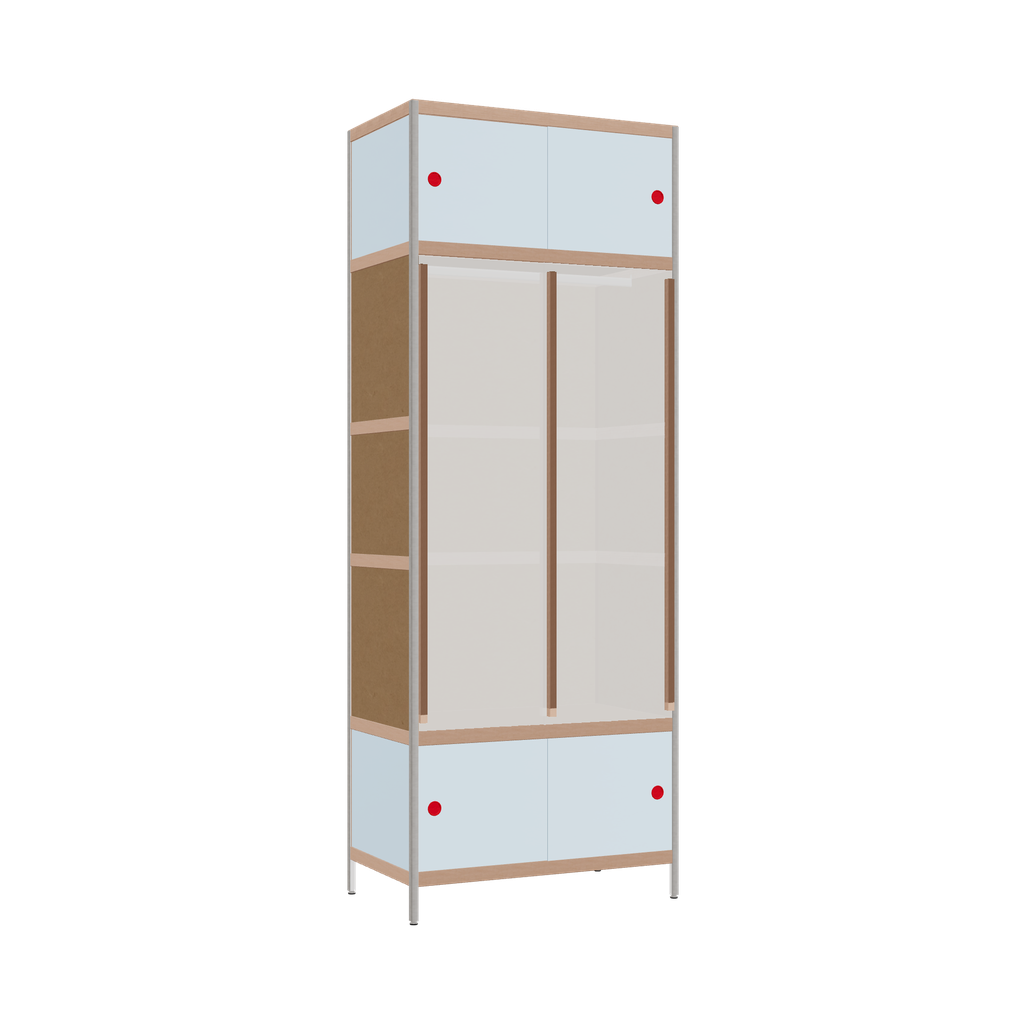 Wardrobe (240x90x52 cm)