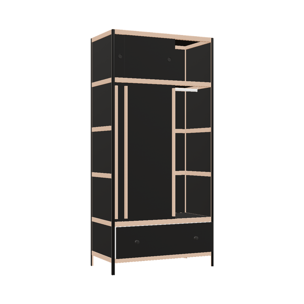 Wardrobe (209x100x52 cm)