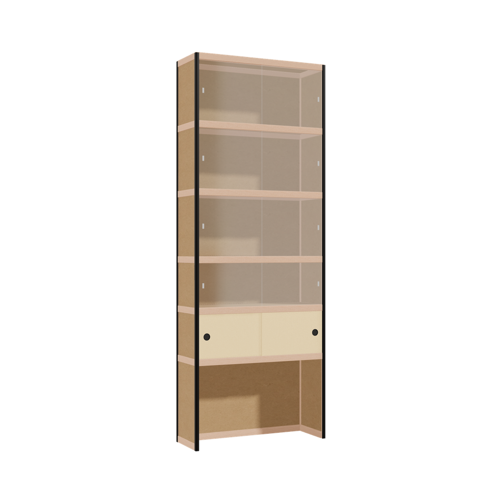 Vitrine (240x90x32 cm)