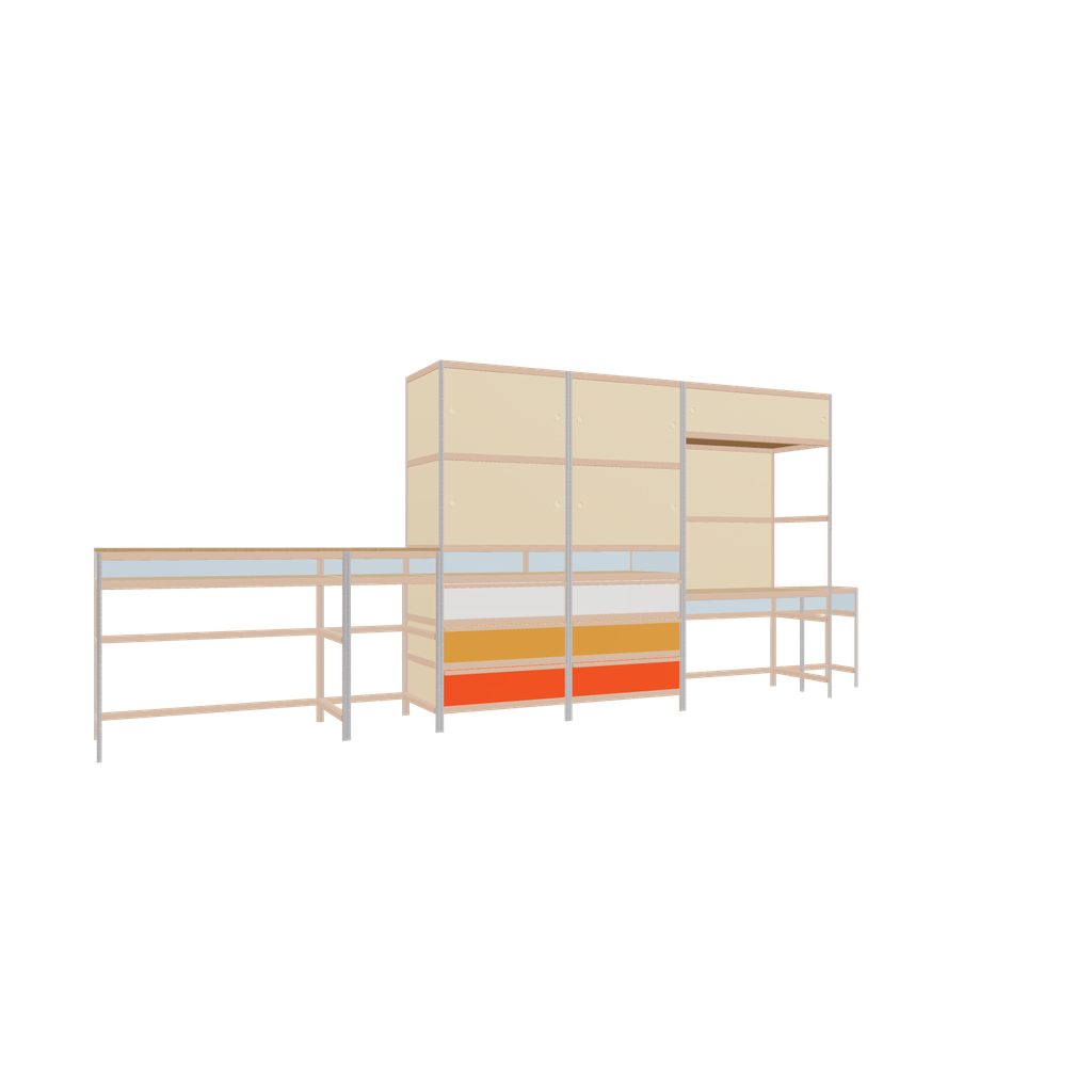 Meubles (205.5x504x62 cm)