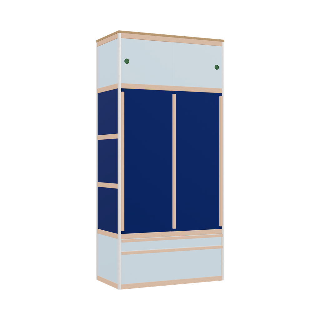 Kleerkast (210.8x100x52 cm)