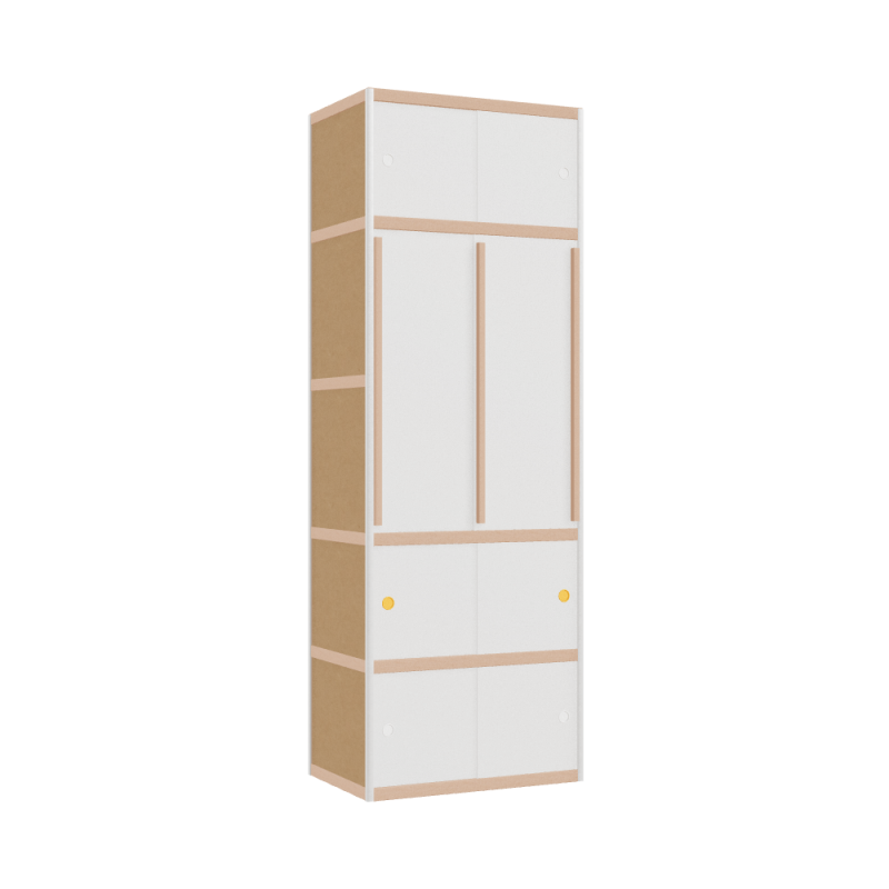 Kleerkast (229x80x52 cm)