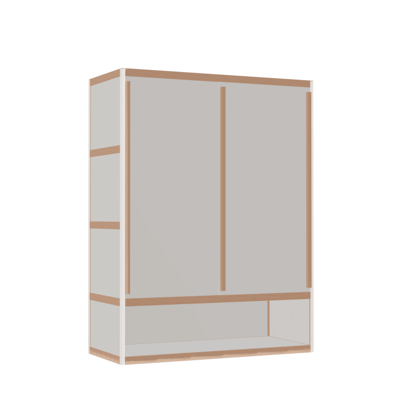 Kleerkast (158x120x52 cm)