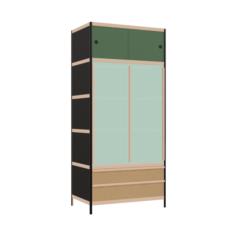 Wardrobe (219x100x62 cm)