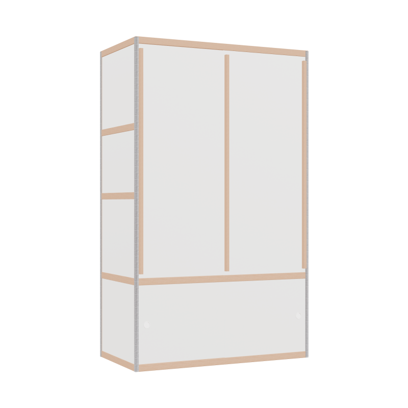 Wardrobe (198x120x62 cm)
