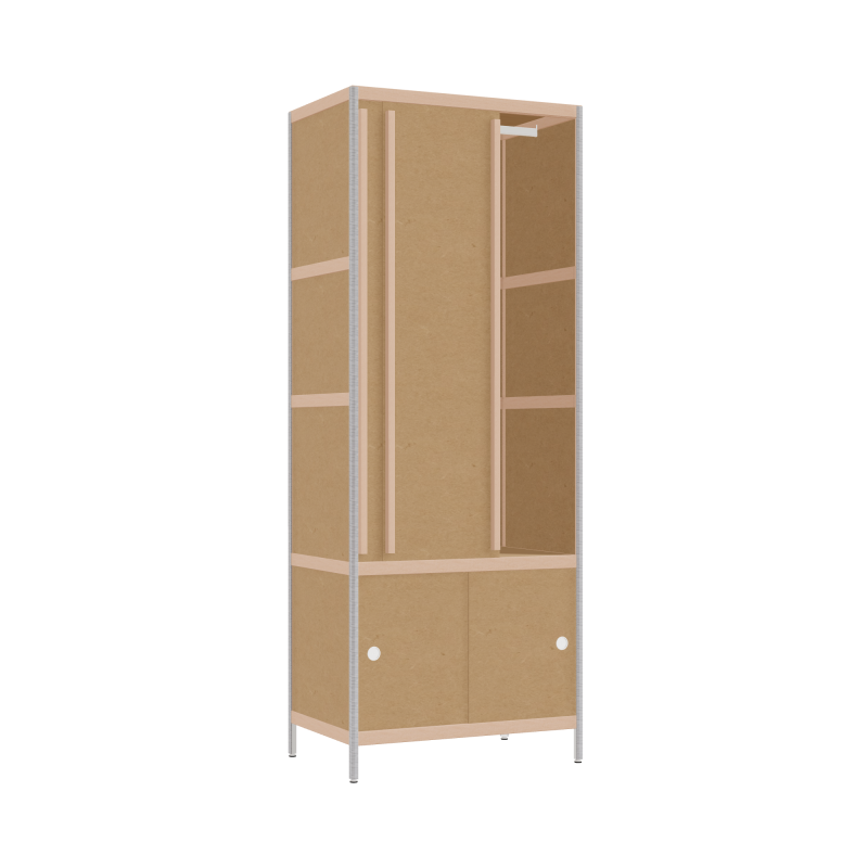 Kleerkast (209x80x52 cm)