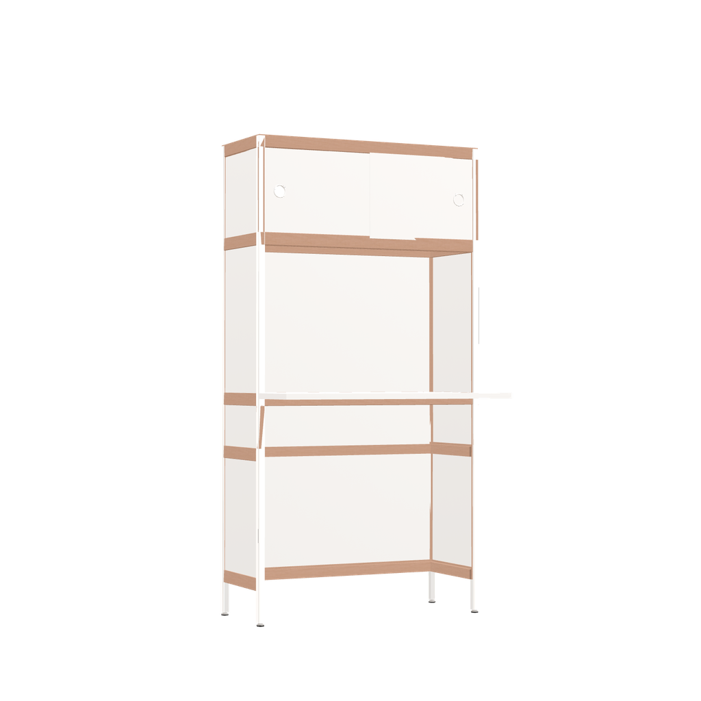 Overhangend bureau (155.5x80x53.6 cm)