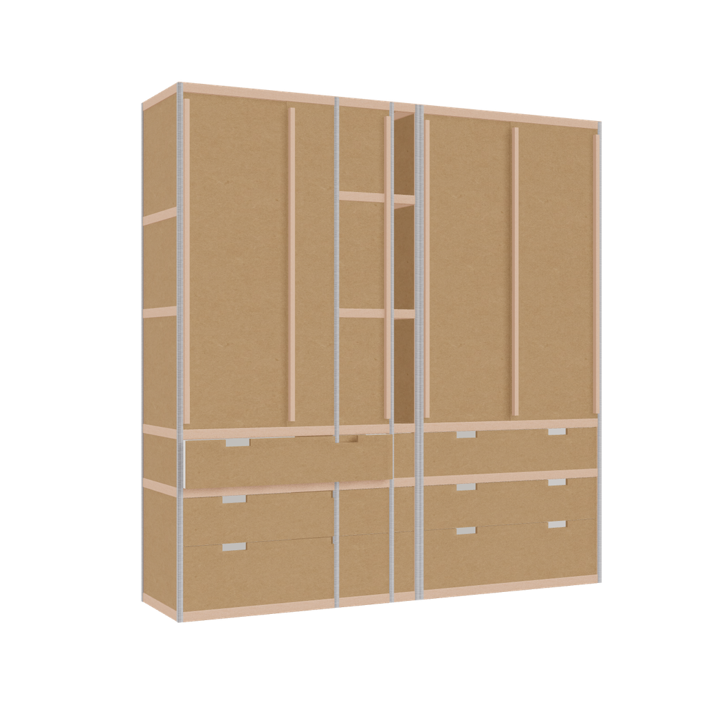 Meubles (222x242x52 cm)