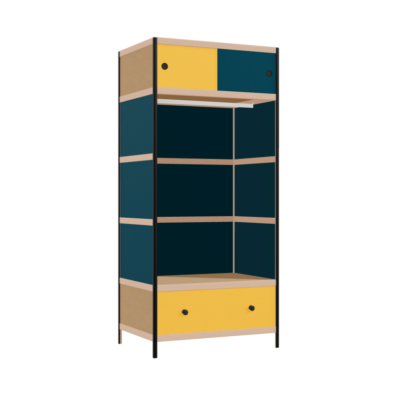 Wardrobe (199x90x62 cm)