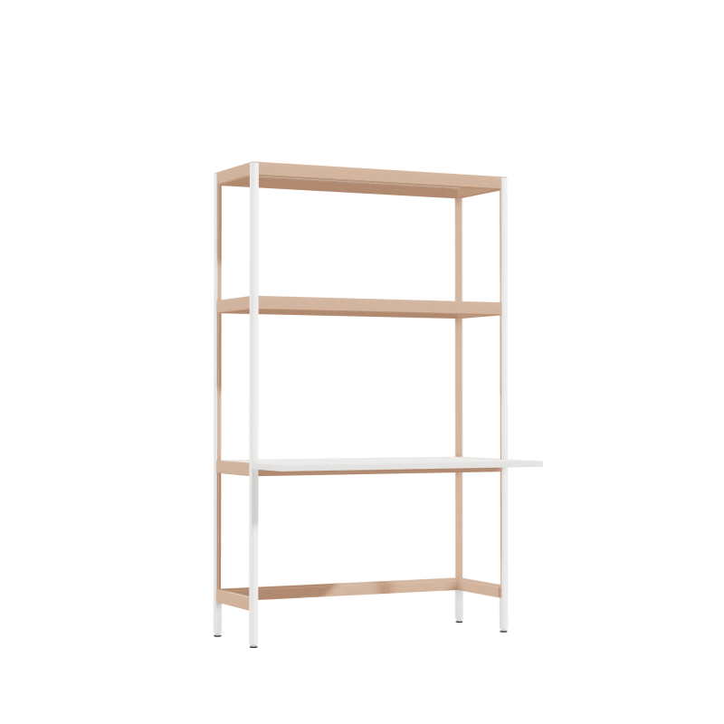 Bureau débordant (148x90x53.6 cm)