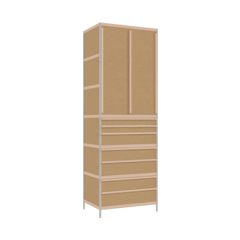 Kleerkast (260x90x62 cm)