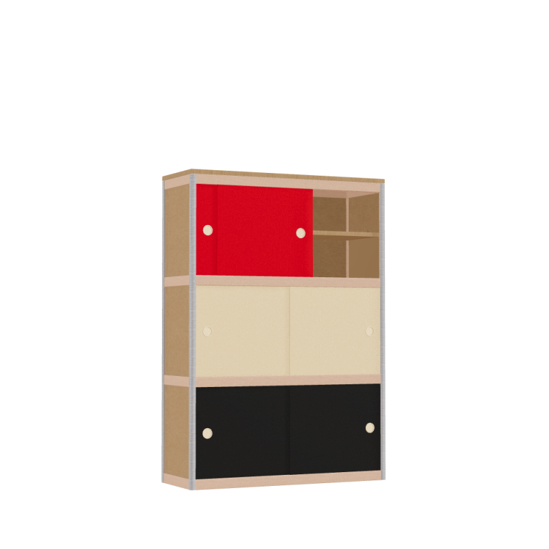 Kast (128.8x90x32 cm)