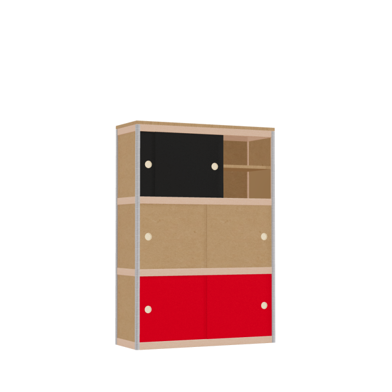 Kast (128.8x90x32 cm)