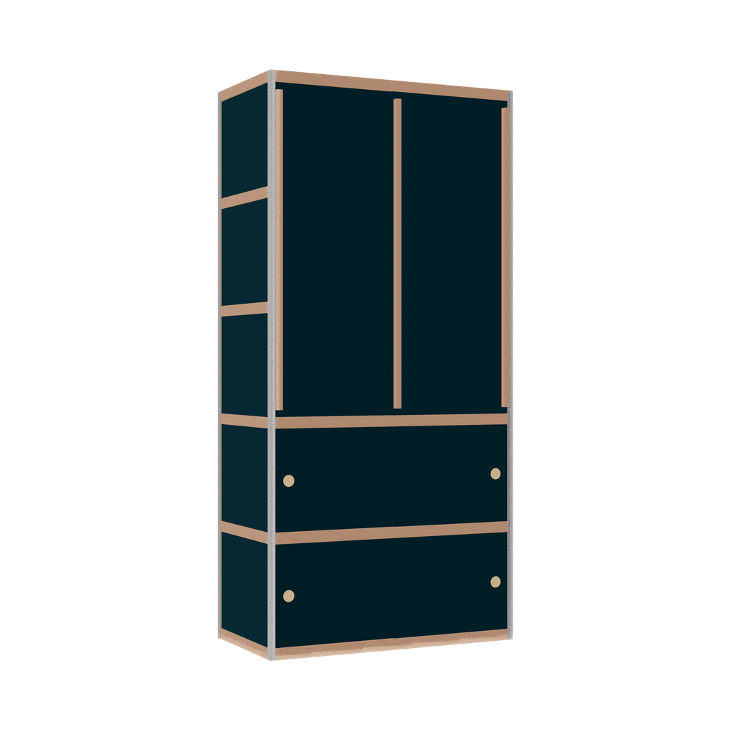 Kleerkast (209x100x52 cm)