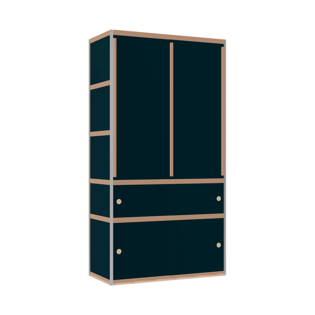 Kleerkast (209x110x52 cm)