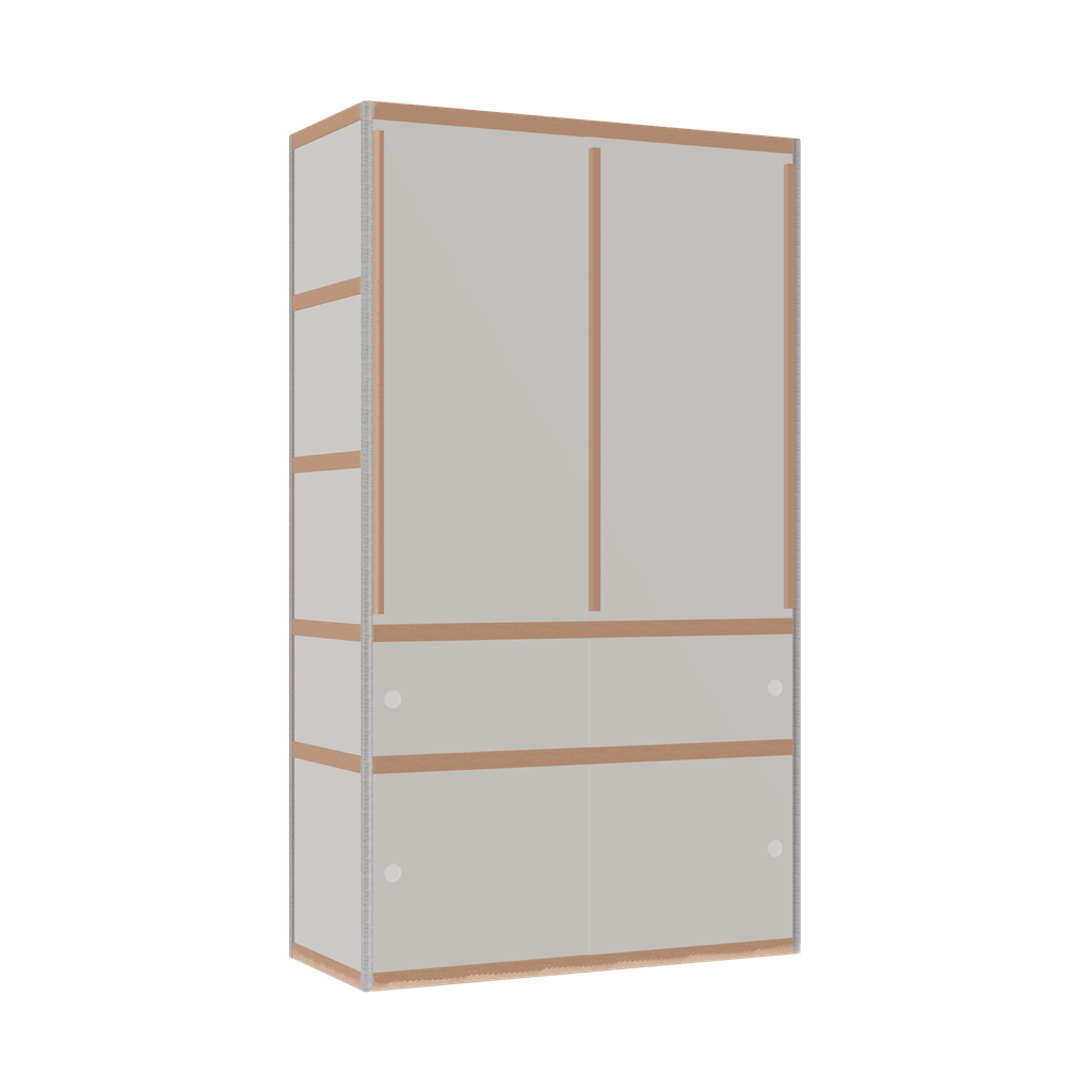 Wardrobe (209x120x52 cm)