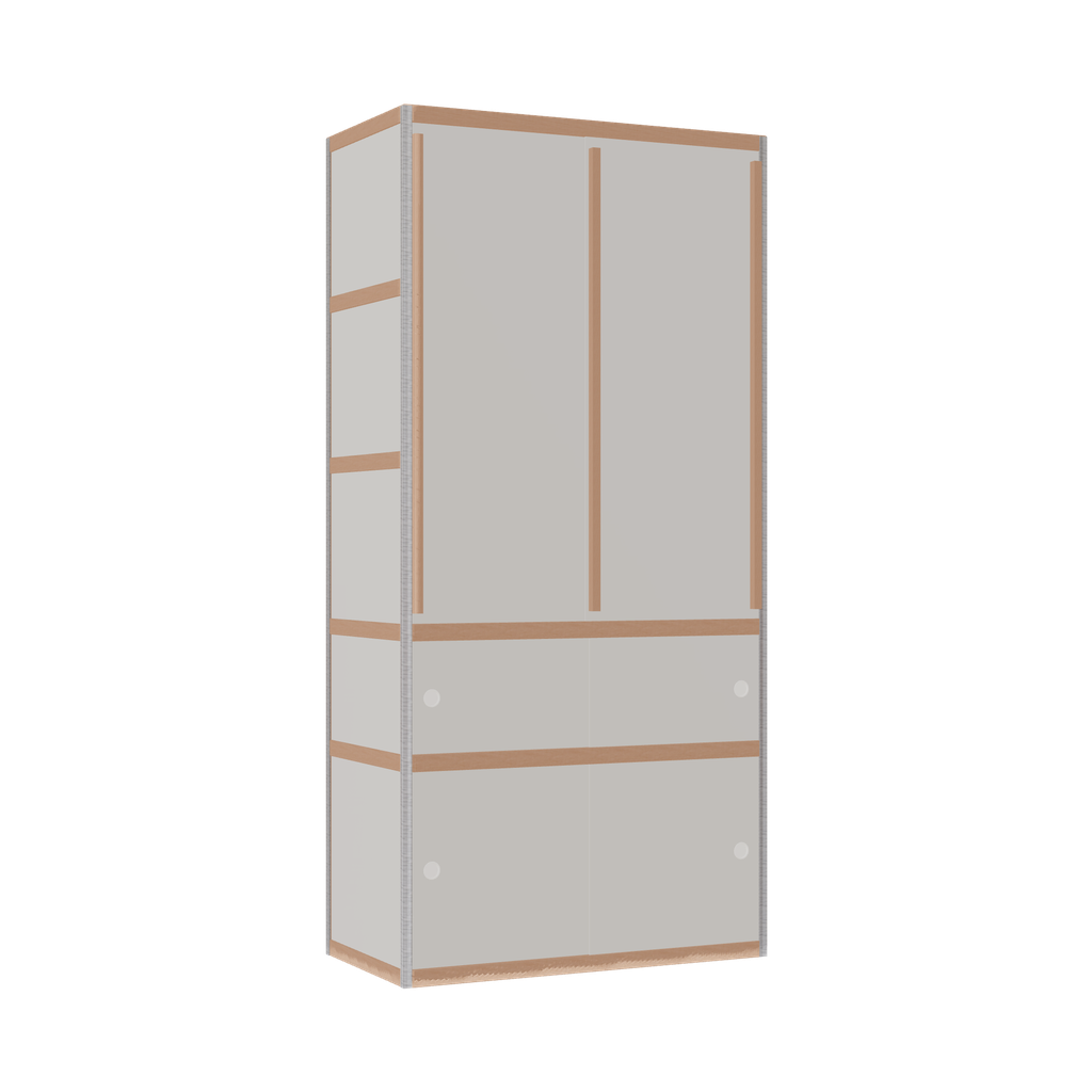 Penderie (209x100x52 cm)