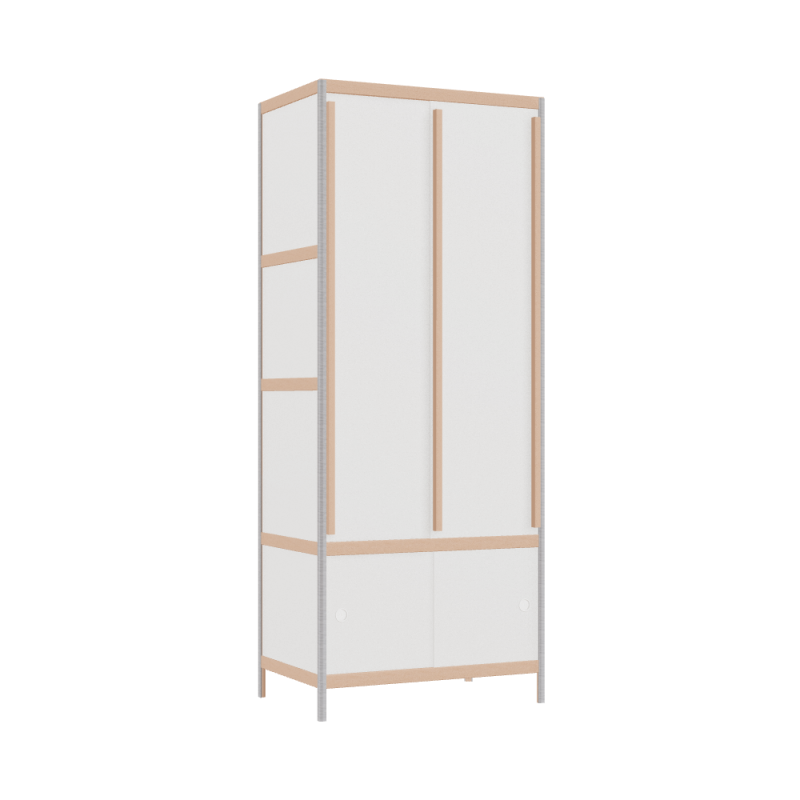 Wardrobe (198x80x52 cm)