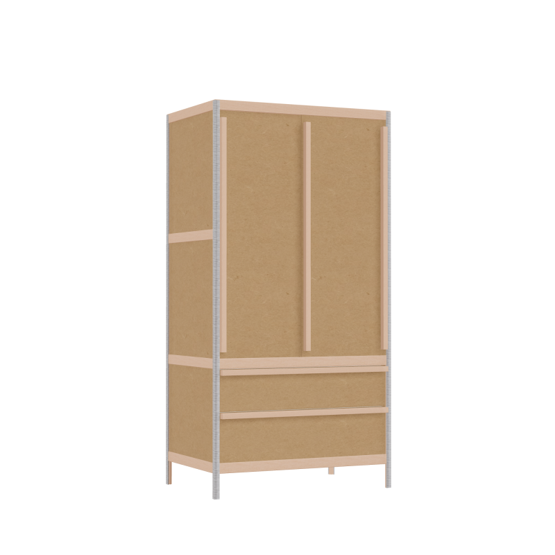 Penderie (157x80x52 cm)