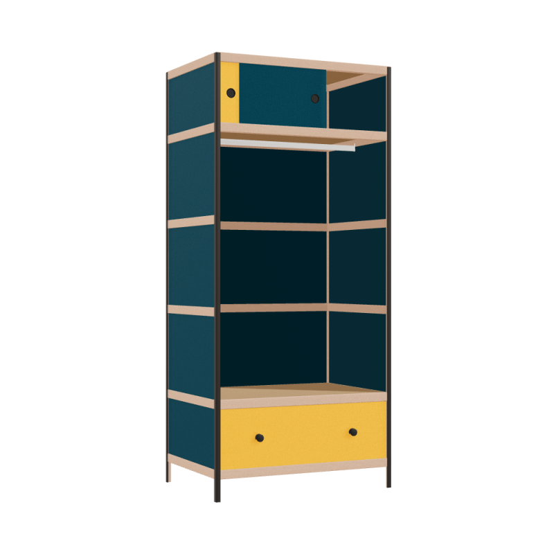 Kleerkast (199x90x62 cm)