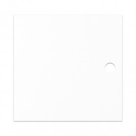 White matt opaque acrylic door