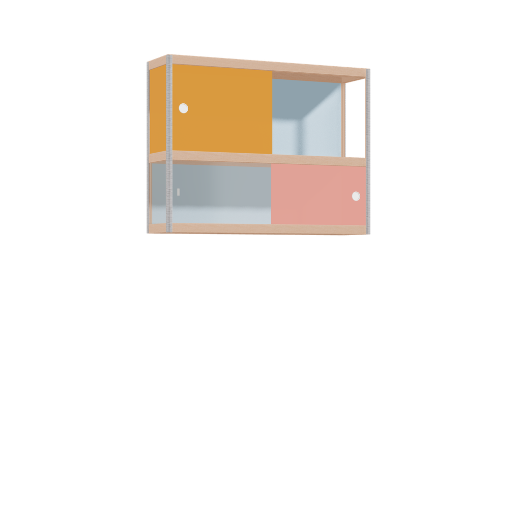 Zwevende kast (76x100x25 cm)