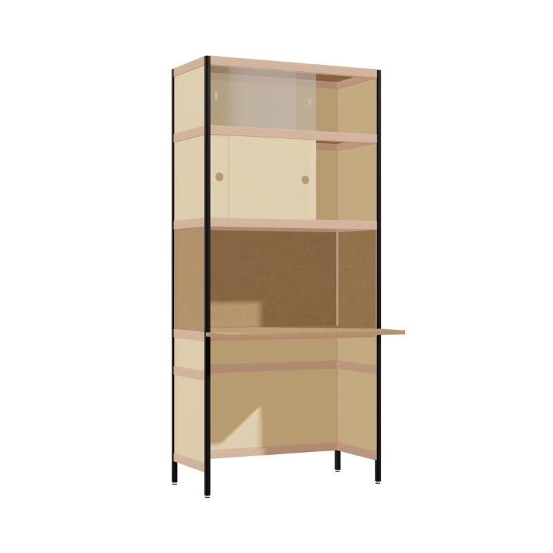 Overhangend bureau (196.5x90x63.6 cm)