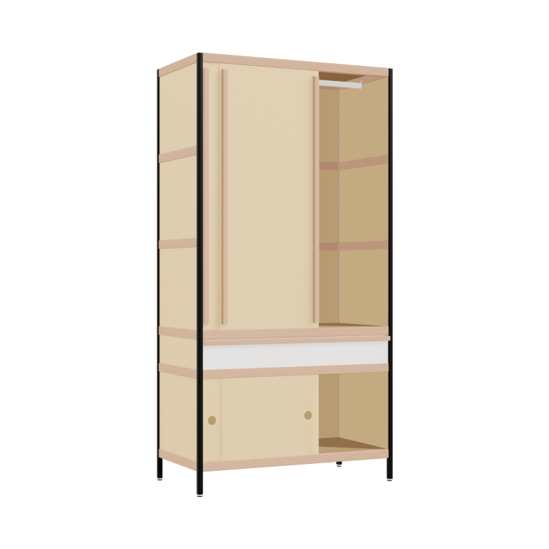 Penderie (196.5x100x52 cm)