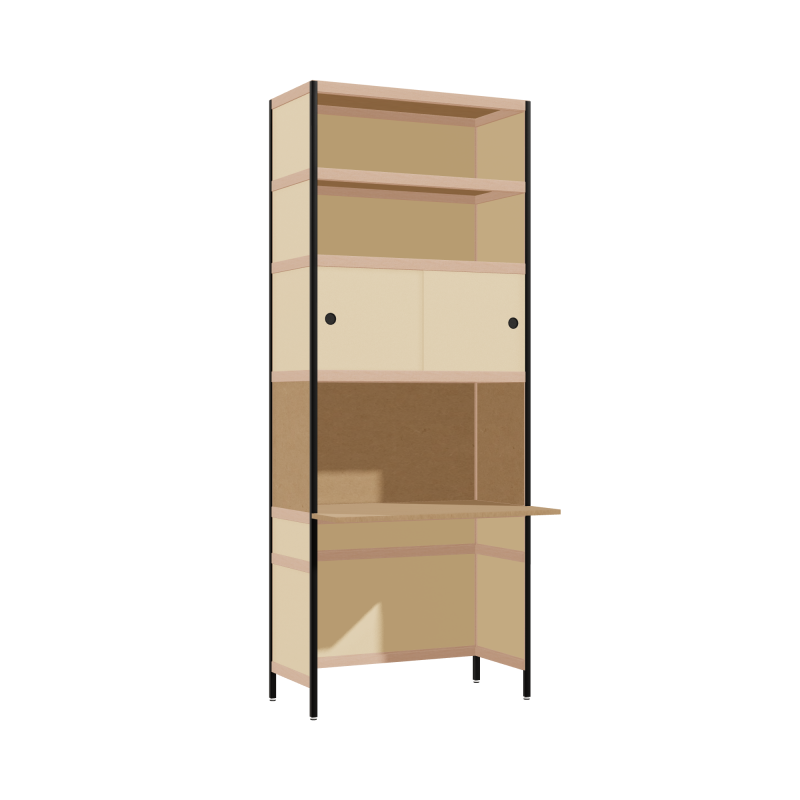 Overhangend bureau (227.5x90x63.6 cm)