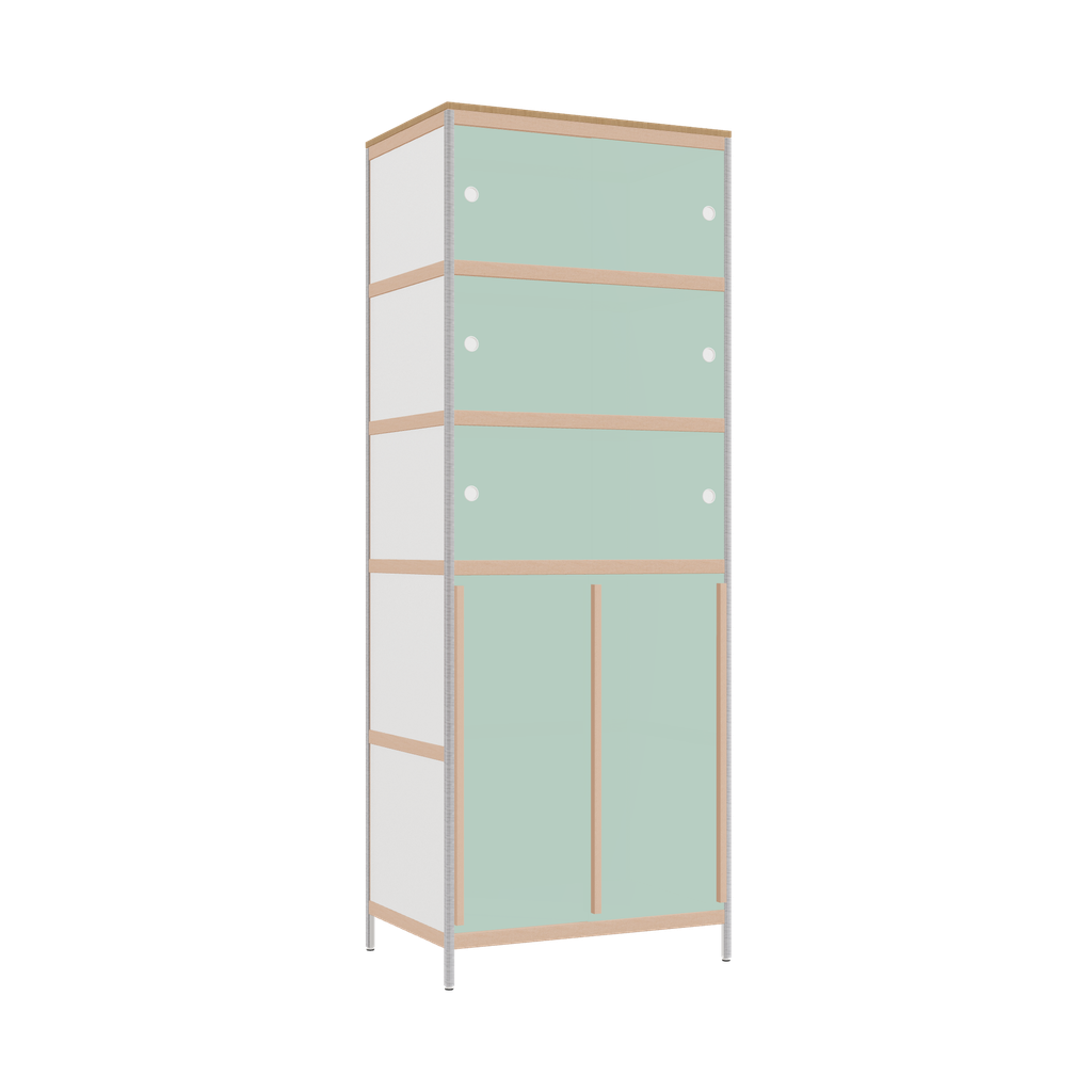 Kleerkast (241.8x90x62 cm)