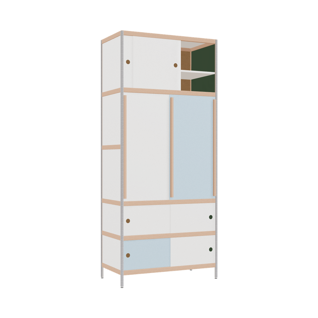 Kleerkast (230x100x52 cm)