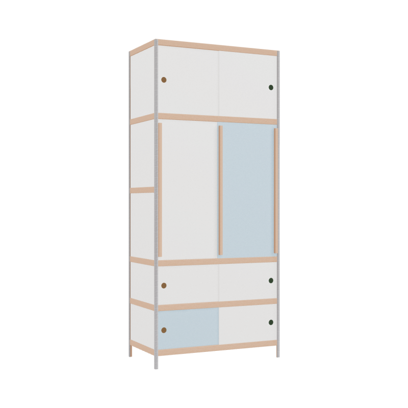 Wardrobe (228x100x52 cm)