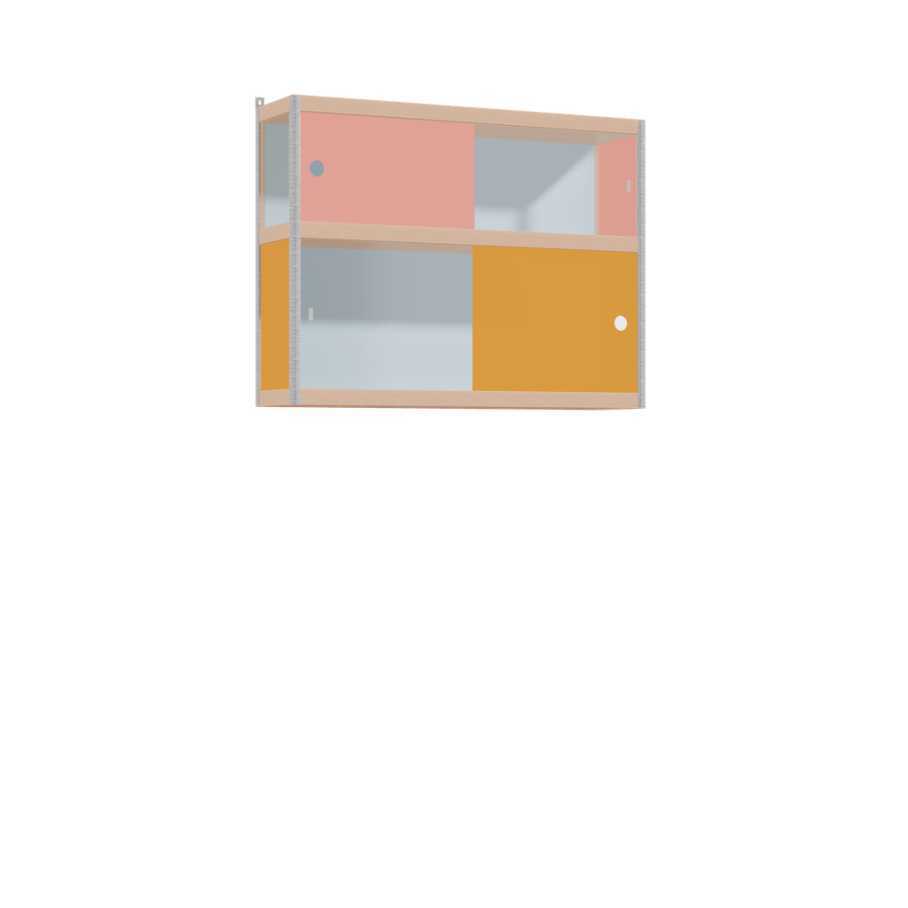 Zwevende kast (76x100x25 cm)