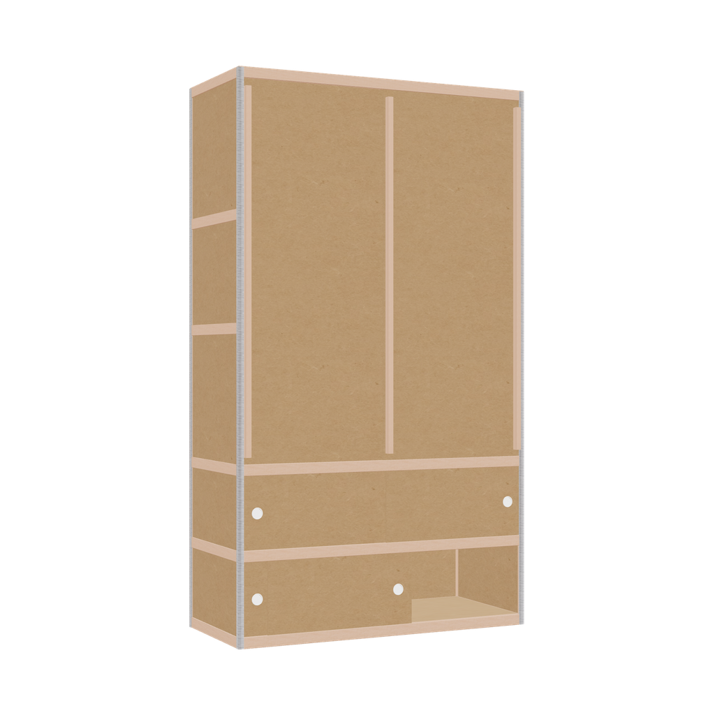 Wardrobe (209x120x52 cm)