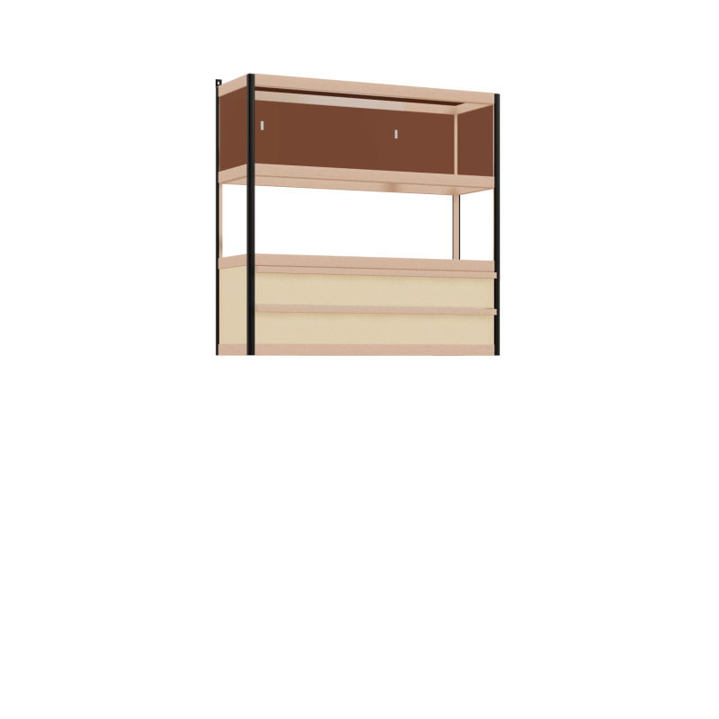 Meuble suspendu (97x100x32 cm)