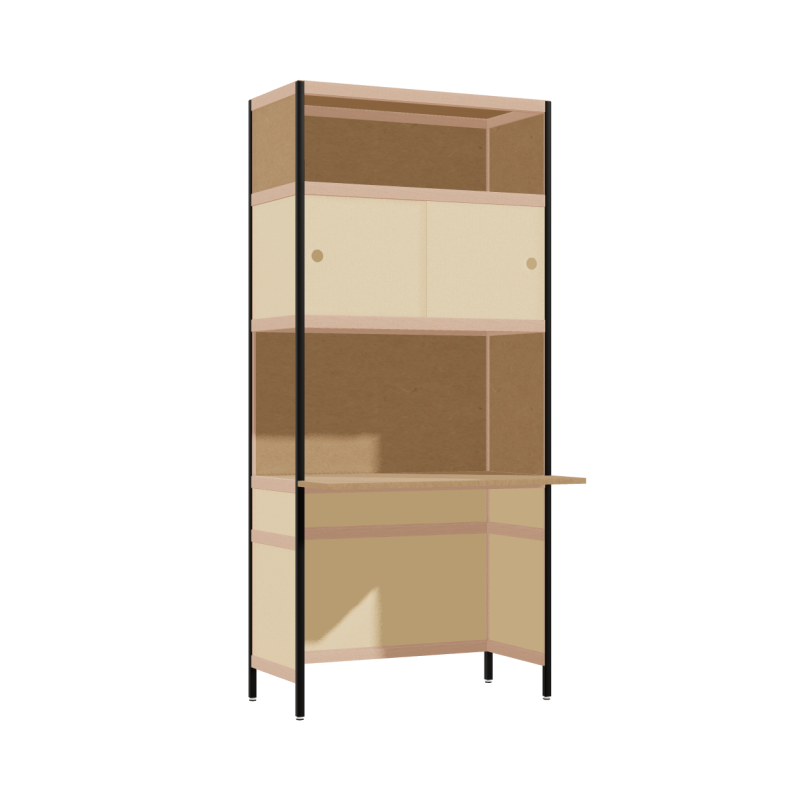 Overhangend bureau (196.5x90x63.6 cm)