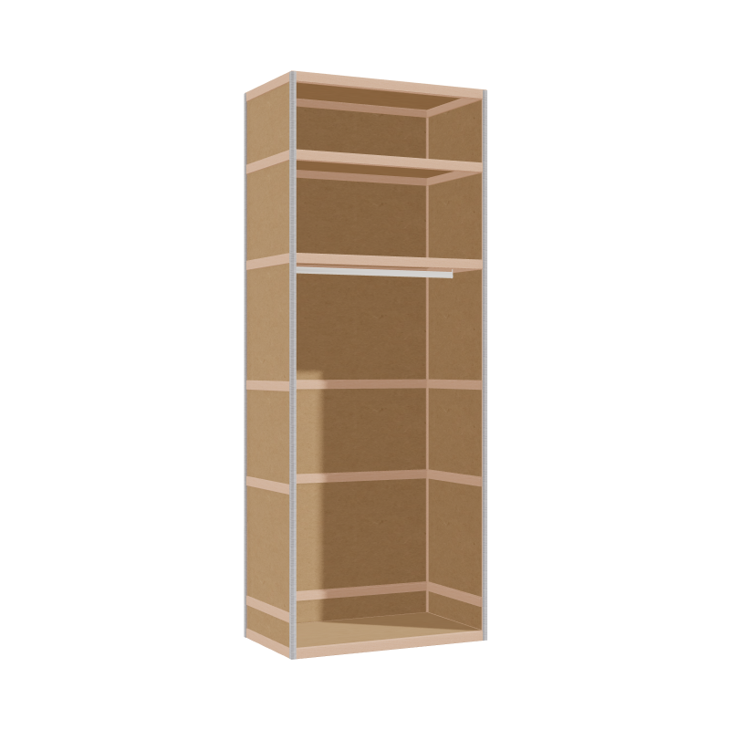 Wardrobe (233x90x52 cm)