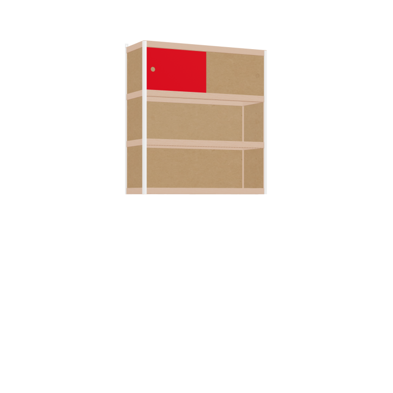 Zwevende kast (97x90x32 cm)