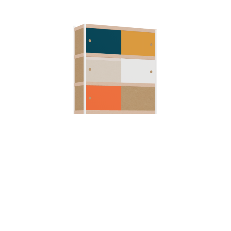 Hanging cabinet (97x90x32 cm)