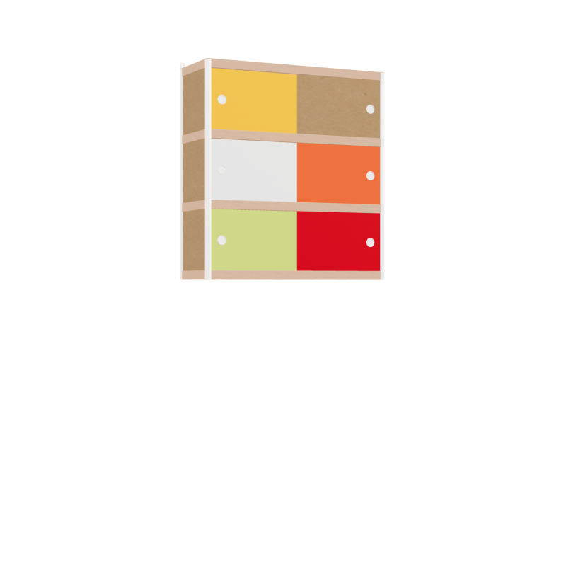 Zwevende kast (97x90x32 cm)