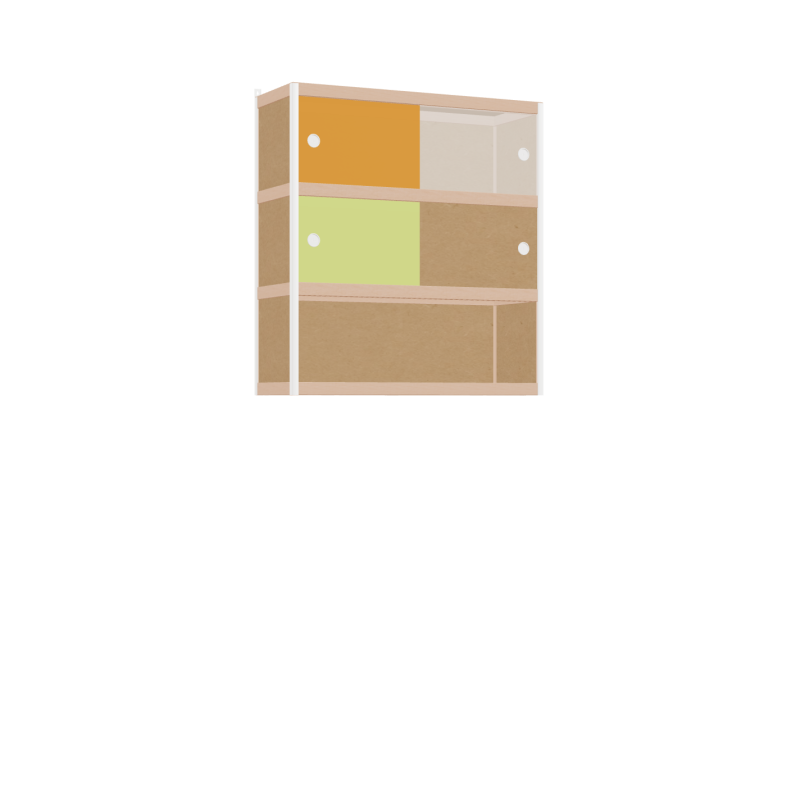 Hanging cabinet (97x90x32 cm)