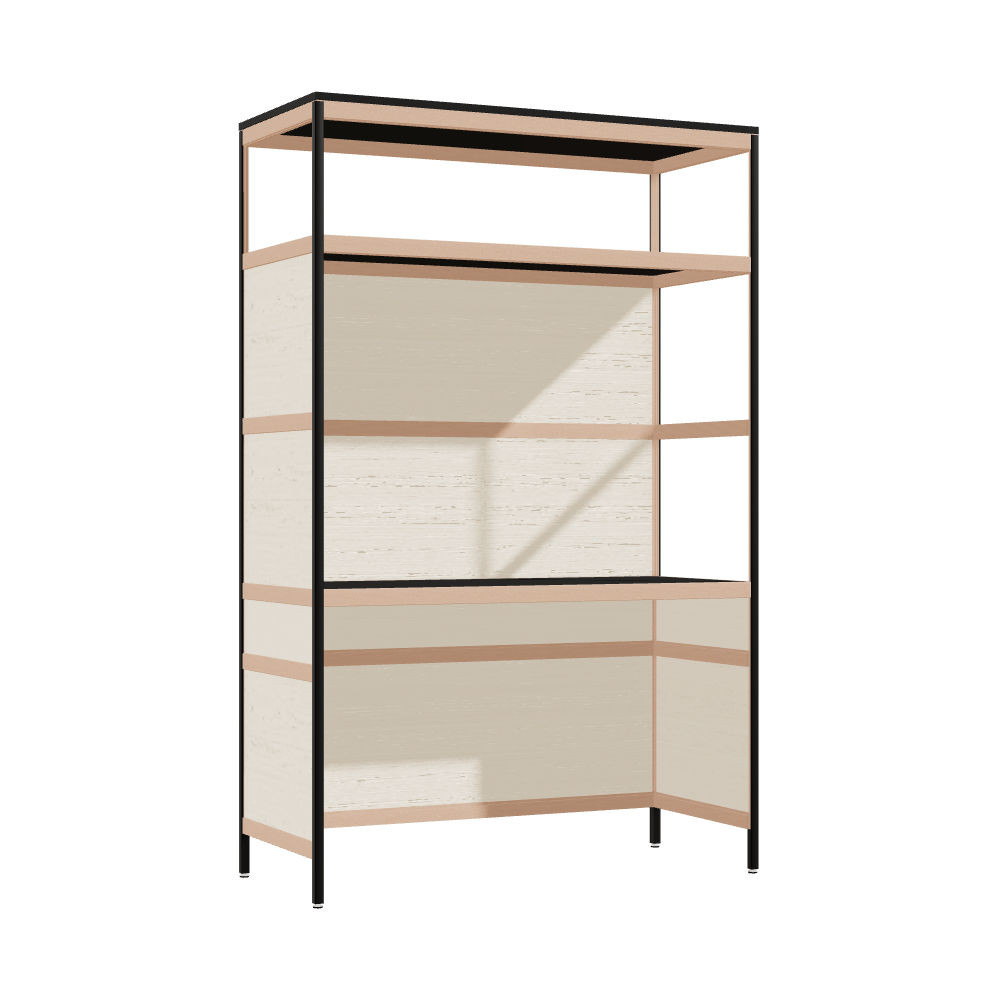 Geïntegreerd bureau (188.3x120x52 cm)